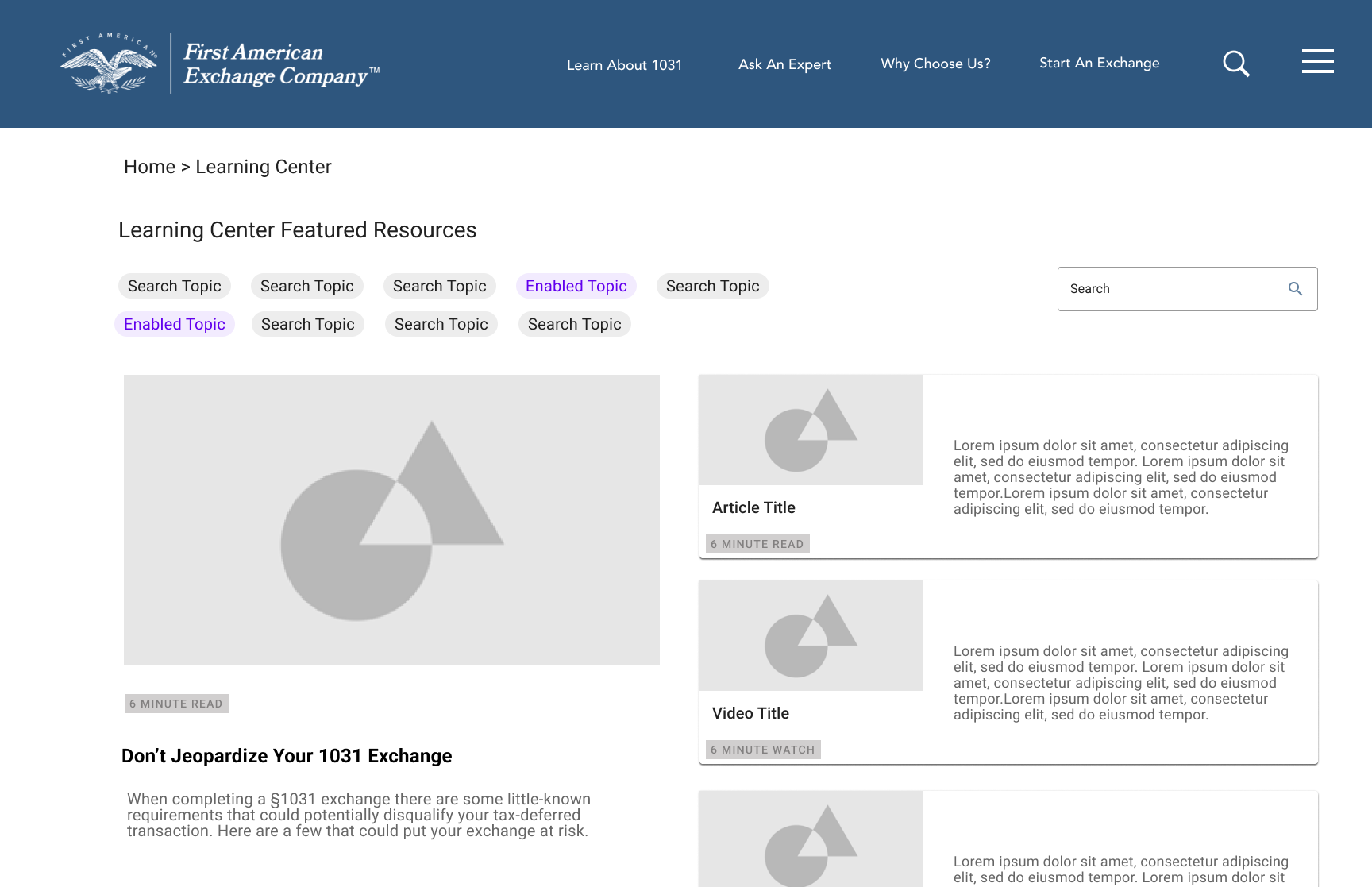 FEX LC – Featured Resources